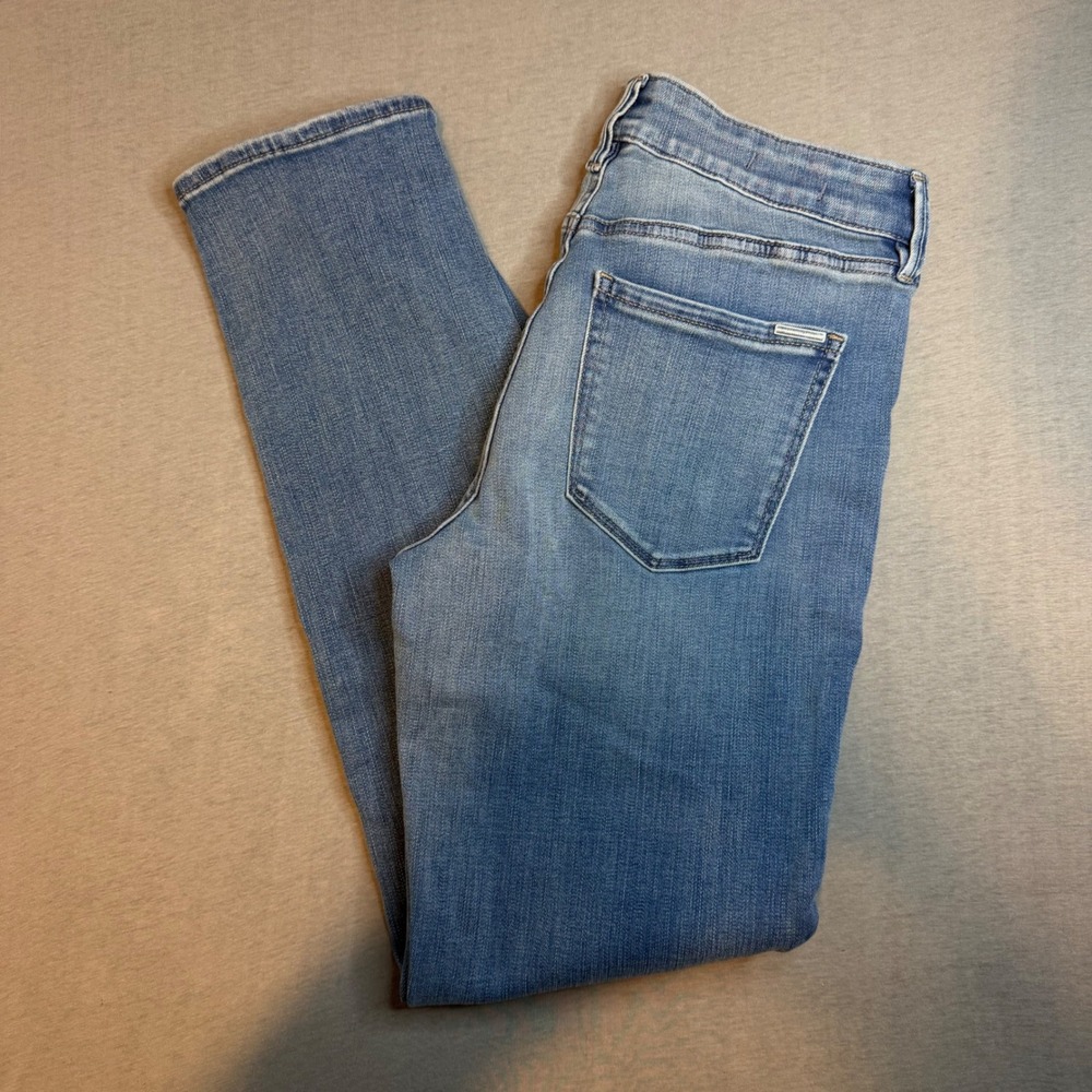 White House Black Market Mid Rise Slim Everyday Soft Jeans Blue Size 8